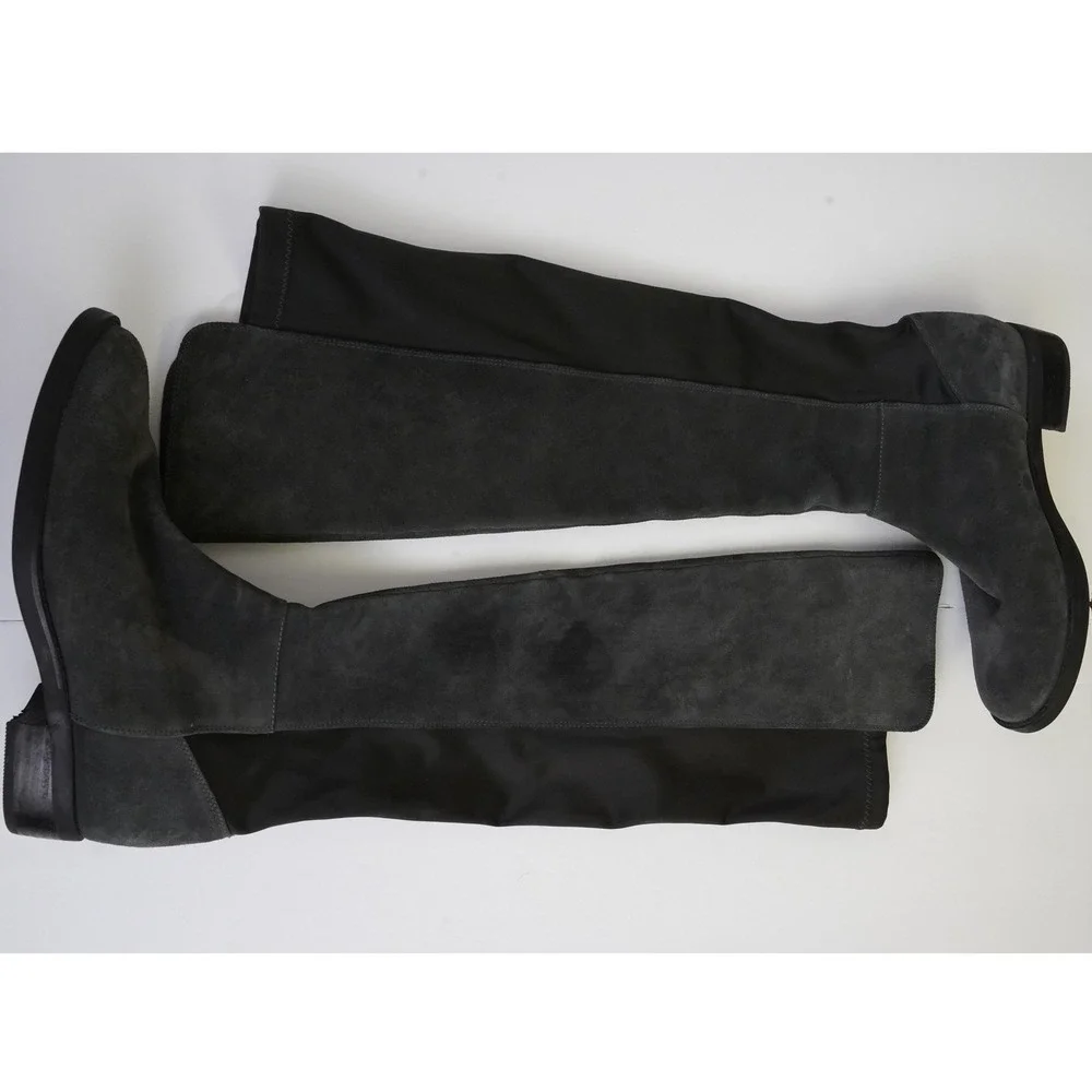 Blondo, Sierra Grey Suede Waterproof Tall Over the Knee‎ Boots 9.5M B5884-615